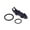 A, variant on TIELUTT Fishing Rod Hook Holder Fish Hook Holder Fish Holder with 2 Sizes Rubber Ring Fish Hook Holder Quick Mount Holder Weight for Tackle Ice Rigs Chaos Tackle Ice Console