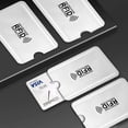 thumbnail image 3 of Wallet Card Protector Anti RFID FRAUD Anti-Piracy Bank Card Case, Case Protects Contactless Credit Cards Credit Cards (6 Pack RFID Card Holder Protection Pouch), 3 of 7