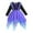 Purple, variant on Girls Halloween Dress Skeleton Print Multicolor Layred Mesh Tulle Dress Long Sleeve Party Festive Outfits 2-9 Years (2 Years, Yellow)