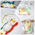 thumbnail image 4 of FJLBDE Case for Samsung Galaxy Tab A7 Lite 8.7 Inch 2021 SM-T220/T225/T227 with 360 Kickstand, Shoulder Strap Carrying Protective Cover, Multicolor Red, 4 of 6