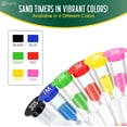 thumbnail image 3 of TeacherFav Sand Timer for Kids Set of 6 Small Colorful Hourglass Acrylic Covered Clock 30Sec 1Min 2Min 3Min 5Min 10Min for Classroom, Home & Kids Room, 3 of 7