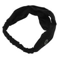 thumbnail image 5 of Unique Bargains 1 Pc Button Stripe Elastic Headwrap for Women Black, 5 of 6