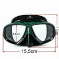 thumbnail image 4 of Myopia Diving Mask with Tempered Glass Lens - Antifog, Nearsighted Swim Goggles with Nose Cover (-1.0 to -9.0), 4 of 5