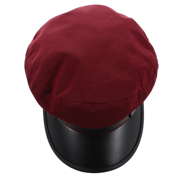 OUNONA Cotton Flat Top Fisherman Hat Unisex Vintage British Beret Cap