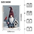 thumbnail image 3 of joogoo A5 Spiral Journal Notebook Plaid Hat Gnome College Ruled Notebooks 8.3" x 5.7" 2 PCs, 3 of 8