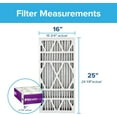 thumbnail image 2 of Filtrete AC Furnace Air Filter Healthy Living Ultra Allergen Deep Pleat - MPR 1550 - 1 Pack, 16x25x5, 2 of 6