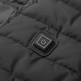 thumbnail image 3 of Tignapoo Smart Heating Vest for Men and Women - Adjustable Temperature Control, 5 Heating Zones, 3 Levels of Warmth, Black, EU Size 2XL, Ideal for Winter Activities and Daily Use, 3 of 6
