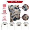 thumbnail image 5 of Vintage Blue Floral Table Runner 90 Inches Long,Butterflies Watercolor Flower Tan Cotton Linen Table Runners Dresser Scarves,Fabric Tabletop Scarf Furniture Cover for Home Dinner Party 13"x90", 5 of 8