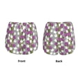 thumbnail image 4 of Disketp Rose Flowers Print Women's Shorts Workout Shorts for Athletic Gym Running Shorts with Phone Pockets Large, 4 of 8