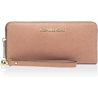 Michael Kors Fulton Flap Continental Leather Wallet, Gunmetal