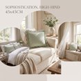 thumbnail image 6 of Leodye 1PCS Plaid Throw Pillow Cover, Checkered Cushion Case with Fringe for Sofa, Couch and Bed Home Interior Decoration -17.7*17.7IN, 6 of 7