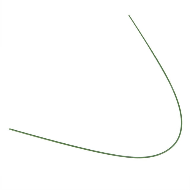 Viccilley DIY Flower Wire - 10Pcs 80cm Flower Solid Plastic Wire Tallo Flexible DIY Gardening Bracket para diseño Floral