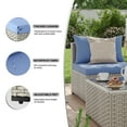 thumbnail image 4 of MRUAKA 9 Pieces Patio Conversation Set, Outdoor Sectional PE Rattan Wicker Furniture Seat,Haze Blue, 4 of 7