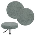 thumbnail image 1 of Uxcell 2-Pack Fundas Redondas para Taburetes de Bar, para Fundas de Asiento de Poliéster de 14-16 Pulgadas con Bandas Elásticas [Gris Oscuro], 1 of 7