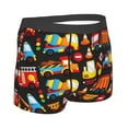 thumbnail image 3 of Balery Construction Truck Men's Boxer Briefs, Soft and Breathable Cotton Underwear with nylon Waistband-Medium, 3 of 9
