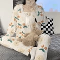 thumbnail image 1 of Maternity Nursing Pajama Set with Easy Access Nursing Cotton Polyester Contrast Print, 1 of 10