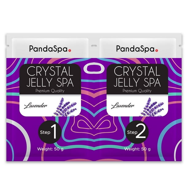 Pandaspa Crystal Jelly for Pedicure Spa Foot Bath Soak and exfoliate