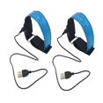 thumbnail image 2 of Brazaletes LED recargables por USB Cola Accesorios para Corredores de alta visibilidad Correas de regalo Azul, 2 of 8