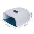 thumbnail image 3 of DENEST 60W Cordless Wireless Rechargeable LED/UV Nail Lamp Nail Gel Polish Light Dryer, 3 of 10
