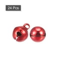 thumbnail image 3 of Jingle Bells, 1/2inch 24pcs Small Craft Bells for DIY Holiday Decoration, Musical Party, Home, Festival, Red, 3 of 5
