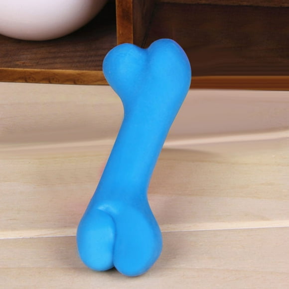 Dog Bone Chew Toy Rubber Bite Resistant Bone Shaped Dog Toys for Gift