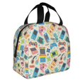 thumbnail image 2 of Disketp Playing Video Games for Insulated Lunch Bag for Women and Men, Perfect for Work, Hiking, Picnic, 2 of 8