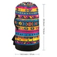 thumbnail image 3 of RMDQTR Durable Large Laundry Backpack with Drawstring Closure Ideal for Laundry Trips,Travel&Camping Vintage Tribal Patterns, 3 of 7