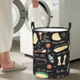 thumbnail image 6 of Uemuo Vegetable Quiche Pattern Circular Laundry Hamper Basket with handles,Collapsible laundry basket,Large capacity laundry hamper,Laundry Organizer-Medium, 6 of 8