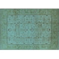thumbnail image 1 of Ahgly Company Indoor Rectangle Oriental Light Blue Industrial Area Rugs, 5' x 8', 1 of 4