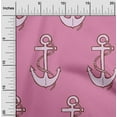 thumbnail image 2 of oneOone Silk Tabby Pink Fabric Nautical Sewing Material Print Fabric By The Yard 42 Inch Wide, 2 of 6