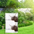 thumbnail image 2 of Wukai Yak Print Garden Flag 12.5x18 Inch Double Sided Sun-resistant Rain-resistant, Wrinkle-resistant Colorfast(Only Flag), 2 of 7