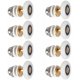 thumbnail image 1 of 8 ruedas giratorias para una experiencia de baño óptima: rieles superior e inferior de 19 mm para puerta de ducha con deslizamiento suave, 1 of 5