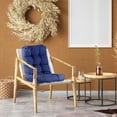 thumbnail image 2 of Moclever Waterproof Rocking Chair Cushion, 2Pcs Polyester Filling Back and Seat Cushion with Non-Slip Ties for Indoor Outdoor Car, 2 of 12