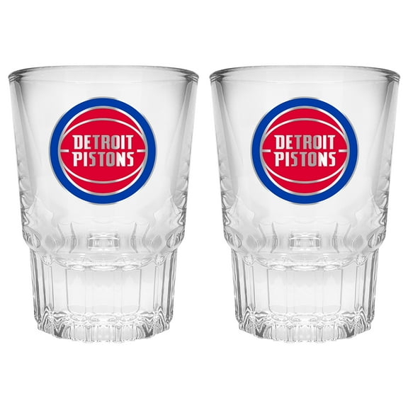 Detroit Pistons 2-Piece Prism Shot Glass Set