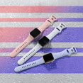 thumbnail image 2 of Paquete de 6 bandas compatibles con Apple Watch Band 40 mm, 38 mm, 44 mm, 42 mm, 41 mm, 45 mm, mujeres y hombres, pulseras de repuesto de correa deportiva impermeable de silicona suave para, 2 of 5