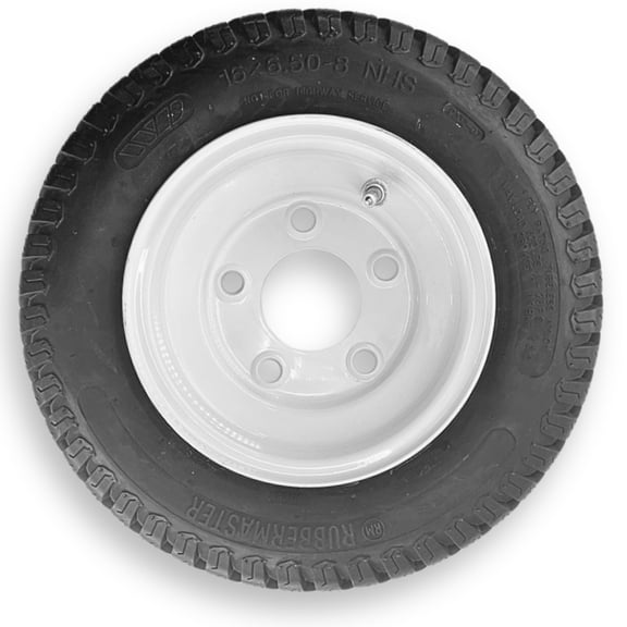 RubberMaster 16x6.50-8 4 Ply S-Turf Tire and 5 on 4.5 Stamped
