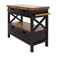 thumbnail image 2 of Yosemite Home Cassidy Kitchen Island / Black, 2 of 8