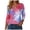 Hot Pink, variant on America 250 Womens Shirt American Flag 3/4 Sleeve Shirt 4th of July T-Shirt USA Flag Patriotic Tee Tops (Sky Blue,S)