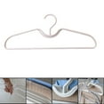 thumbnail image 2 of Chendee Short Neck Anti-Slip Plastic Clothes Hangers Save Vertical Space,5Pcs, 2 of 8