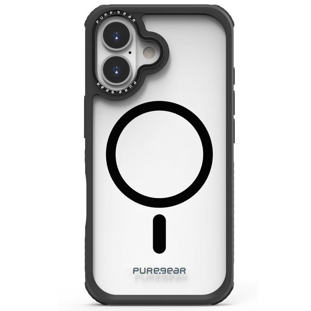 Funda Case PUREGEAR Dualtek Clear para iPhone 17 Transp Negro