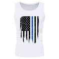thumbnail image 2 of kpoplk American Flag Tank Tops for Men 4th of July Shirts Short Sleeved Muscle Tank Top Graphic 1776 Gym Workout Patriotic Tank Top(White,3XL), 2 of 6