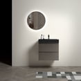 thumbnail image 2 of 24" Gray Bathroom Vanity with Sink, Large Storage Wall Mounted Floating Bathroom Vanity for Modern Bathroom(without Drain and Faucet), 2 of 6
