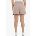 thumbnail image 3 of Danskin Women's Woven Paperbag Shorts - Large, 3 of 3