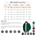 thumbnail image 3 of Men's Plus Size Colorblock Corduroy Jacket - Casual Sports Style with Pocket & Zipper, Black, L, 3 of 5