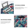 thumbnail image 3 of Rateoe Fish In The Wave Printed Luggage Cover, Suitcase Protector Fits 18-32 Inch Luggage-X-Large, 3 of 7