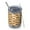Beige Buffalo Pattern, variant on 12oz Tumblers Highland Cow Bucket Flower Shoe Pattern Vacuum Insulated Stainless Steel Travel Tumbler Cups Mug with Lid and Straw for Beer,Coffee,Beverages with Cleaning Brush for Cold & Hot Drinks