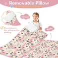 thumbnail image 3 of Pioneer Flower Floral Print Pattern Toddler Nap Mats for Kids Preschool,Sleeping Mat Bag or Kids,Toddler Sleeping Bag,Toddler Nap Mat or Daycare, 3 of 6