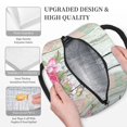 thumbnail image 5 of Vsdgher Insulated Lunch Bag Simple Bento Cooler Bag Lunch Tote Bag , Suitable for picnics, school, work (Vintage Wood with Floral Print ), 5 of 5