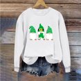 thumbnail image 1 of Herrnalise - Sudadera con estampado de trébol del Día de San Patricio para mujer, sudadera con trébol irlandés, suéter holgado de manga larga, prepárate para la grandeza por menos, 1 of 4