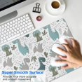thumbnail image 4 of Long Mouse Pads for Desk,Colorful Dinosaurs Plants Pattern Desk Mats on Top Of Desks, Desk Mouse Pad Extra Large with 3mm Non-Slip Base and Stitched Edge for Gaming,Office,Work,Home 31.5"x15.7", 4 of 6